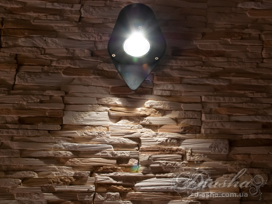 Світильник настінний LED Diasha DFB-6001BK, 11Вт, IP67, 605 лм, Loft стиль, для вулиці та кафе