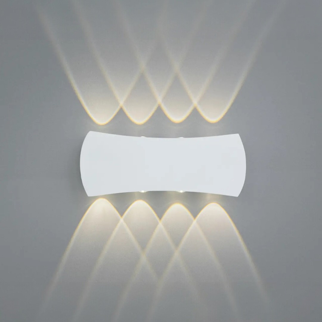 Сучасний фасадний світильник для вулиці Diasha DFB-8623-8WH білий LED IP67 21 см Сучасний фасадний світильник для вулиці Diasha DFB-8623-8WH білий LED IP67 21 см