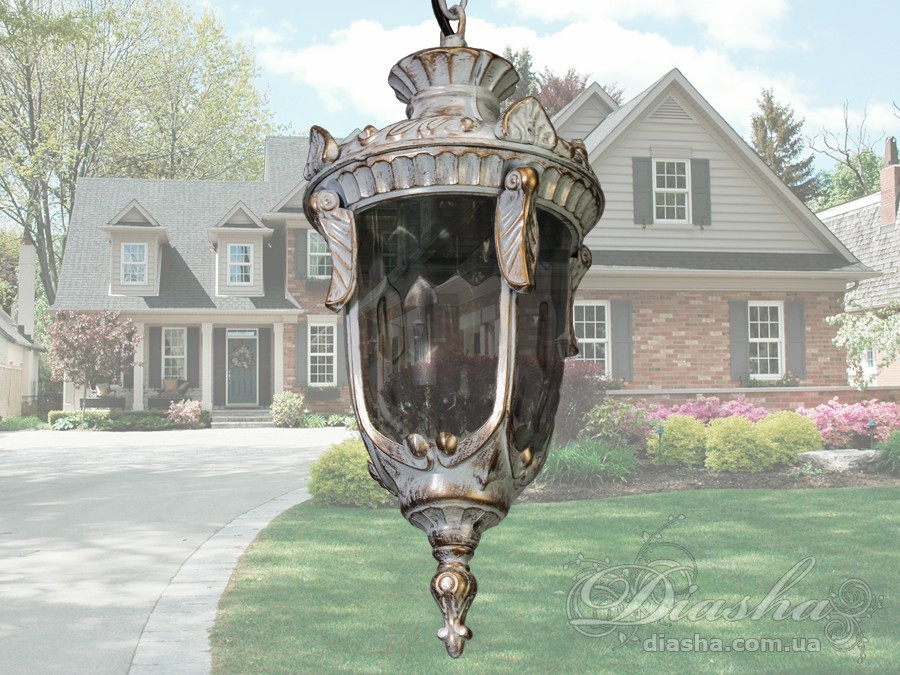 Садово-парковий світильник класичний Diasha DJ004-S-H WH, висота 72 см, біла патина, IP32 Садово-парковий світильник класичний Diasha DJ004-S-H WH, висота 72 см, біла патина, IP32