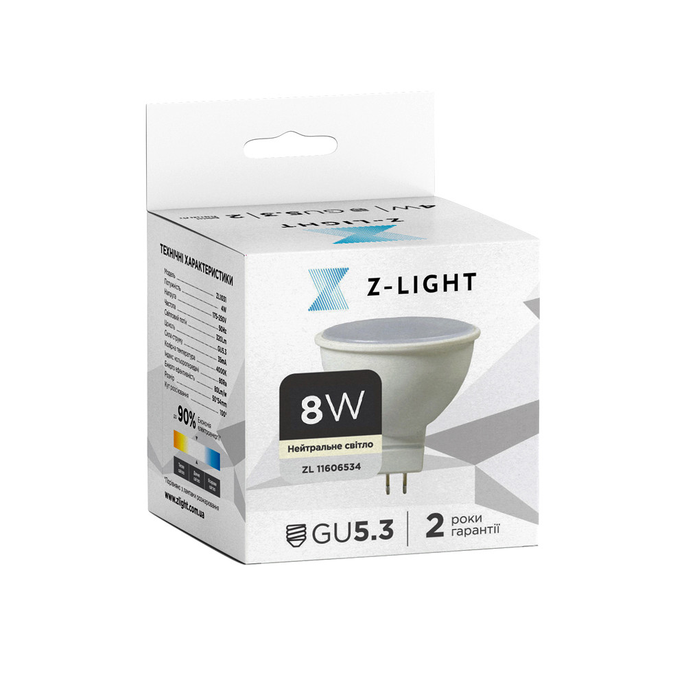 Лампа LED Levistella The Light 1031 MR16 8w 4000k, 8W, 4000K, GU5.3, 720Лм, сучасний стиль для освітлення Лампа LED Levistella The Light 1031 MR16 8w 4000k, 8W, 4000K, GU5.3, 720Лм, сучасний стиль для освітлення