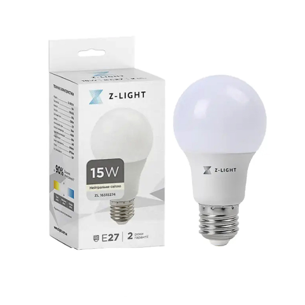 Лампа LED Levistella The Light 1003 Е27 15w 4000k А60, 15W, 4000K, A60, 1350Lm, сучасний стиль Лампа LED Levistella The Light 1003 Е27 15w 4000k А60, 15W, 4000K, A60, 1350Lm, сучасний стиль