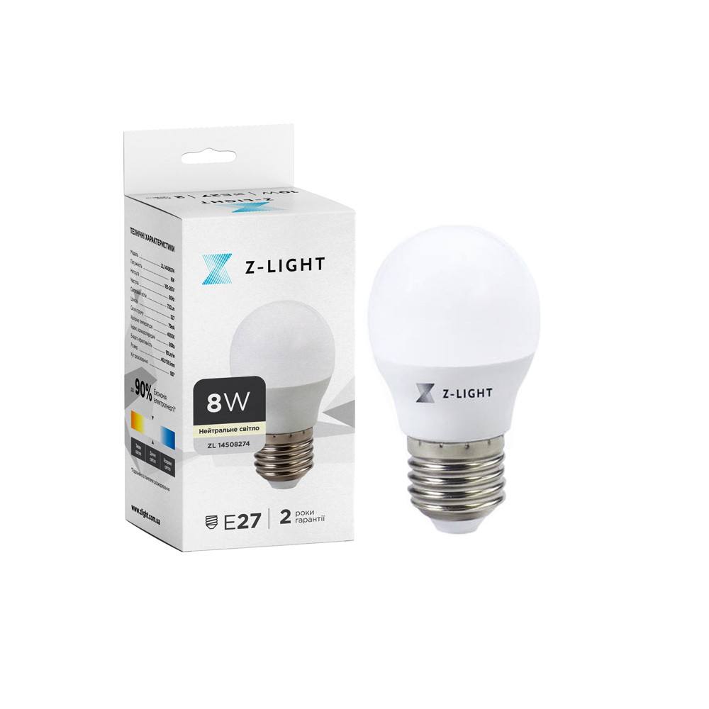 Лампа LED Levistella The Light 1001 Е27 8w 4000k G45, 8W, 4000K, алюміній та пластик, сучасний стиль Лампа LED Levistella The Light 1001 Е27 8w 4000k G45, 8W, 4000K, алюміній та пластик, сучасний стиль