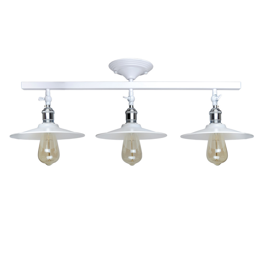 Потолочна люстра LED Levistella 752X837F-3 WH, E27, білий метал, стиль лофт, 3 плафона