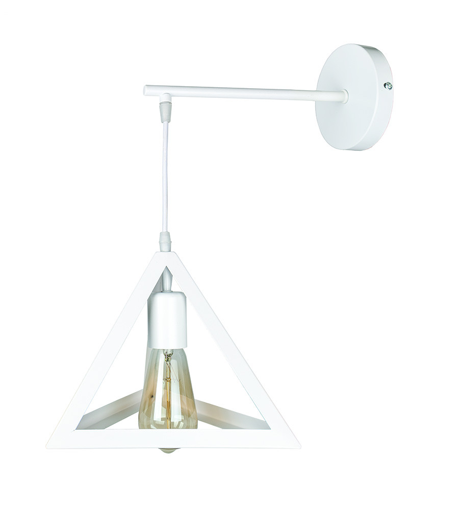 Бра настінне Levistella 756W220F2-1 WH, E27, 60W, білий метал, стиль лофт