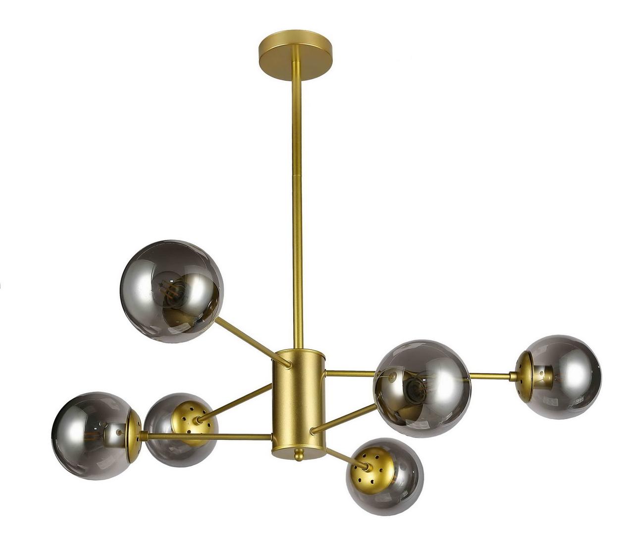 Люстра молекула Levistella 7526033-6 GD+BK Люстра молекула Levistella 7526033-6 GD+BK