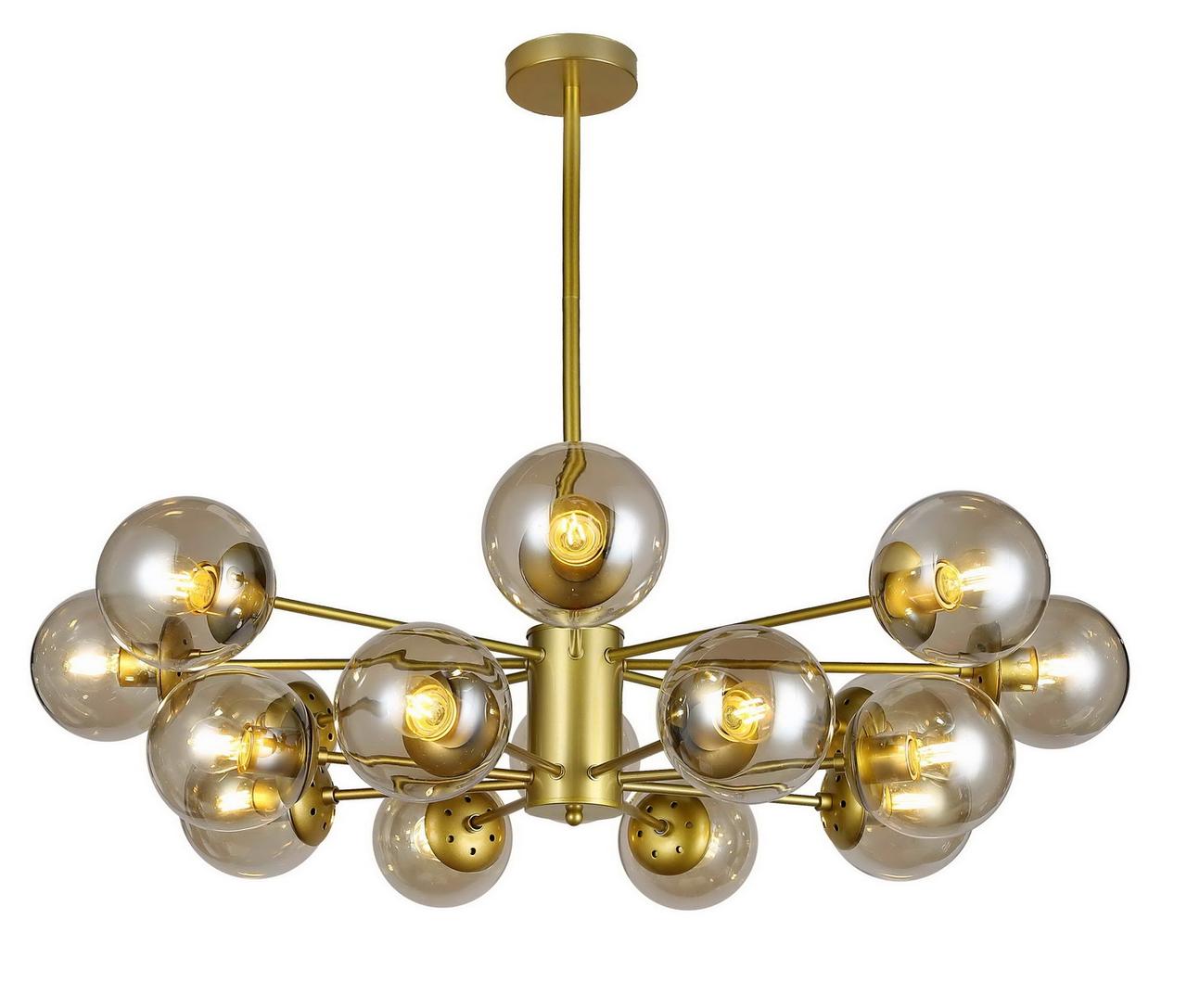 Люстра молекула Levistella 7526033-16 GD+BR Люстра молекула Levistella 7526033-16 GD+BR