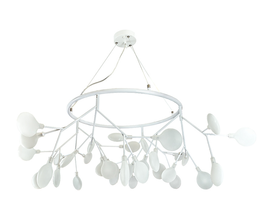 Люстра стельова LED Levistella 918LP263-36 WH+WH, 36W, білий, сучасний стиль Люстра стельова LED Levistella 918LP263-36 WH+WH, 36W, білий, сучасний стиль
