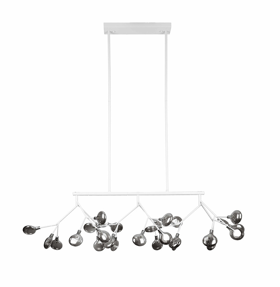 Люстра Levistella 918LP264-27 WH+BK, 27 плафонов, білий та чорний, метал, сучасний стиль для дому Люстра Levistella 918LP264-27 WH+BK, 27 плафонов, білий та чорний, метал, сучасний стиль для дому