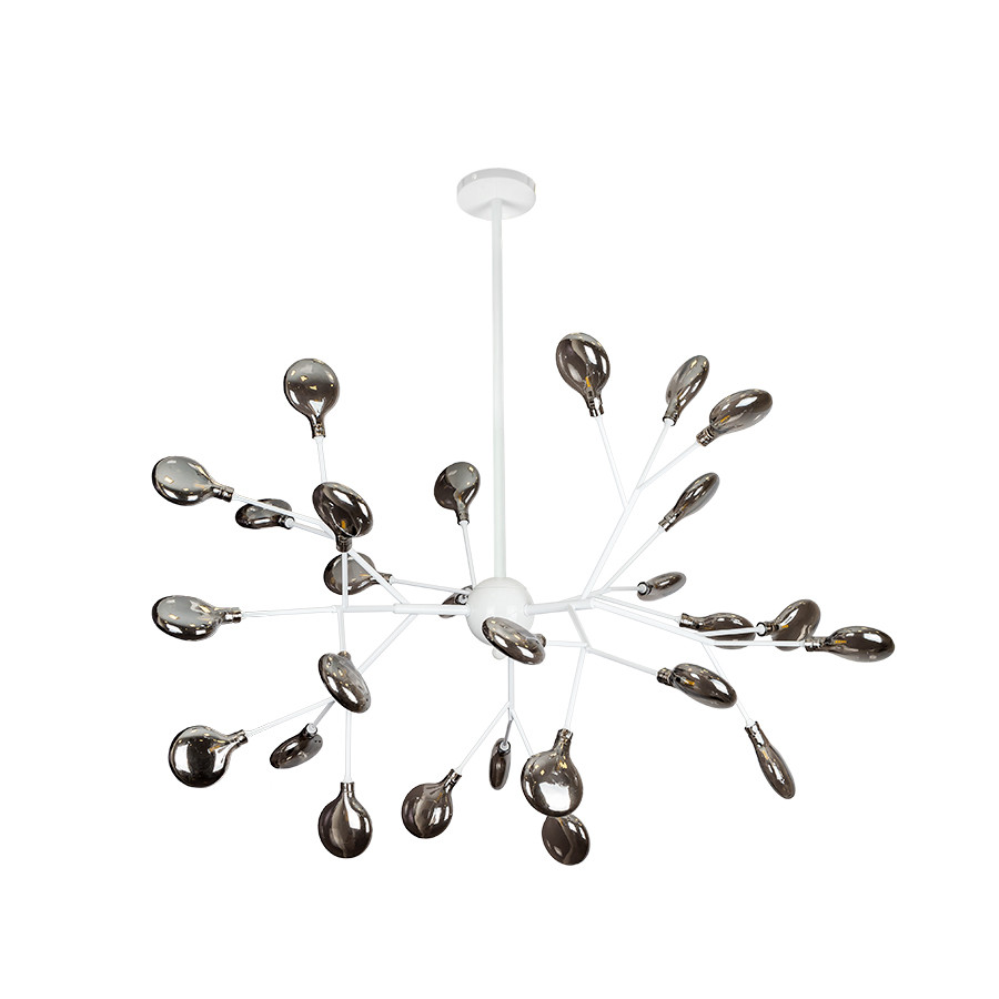 Люстра стельова LED Levistella 918LP262-27 WH+BK, 27W, білий і чорний, сучасний стиль для дому