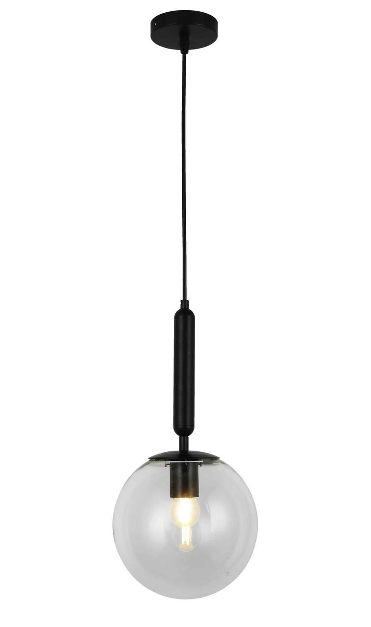 Світильник люстра підвісна в стилі лофт куля Levistella 9163520-1 BK+CL