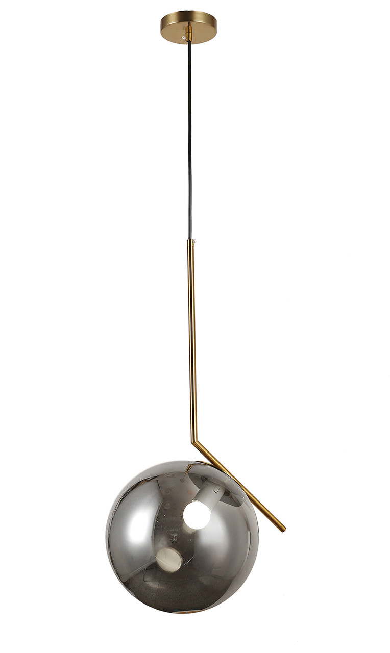 Світильник підвісний Levistella 9163816-1 BRZ+BK, E27, бронзовий метал + чорне скло, 250 мм, сучасний стиль для дому Світильник підвісний Levistella 9163816-1 BRZ+BK, E27, бронзовий метал + чорне скло, 250 мм, сучасний стиль для дому