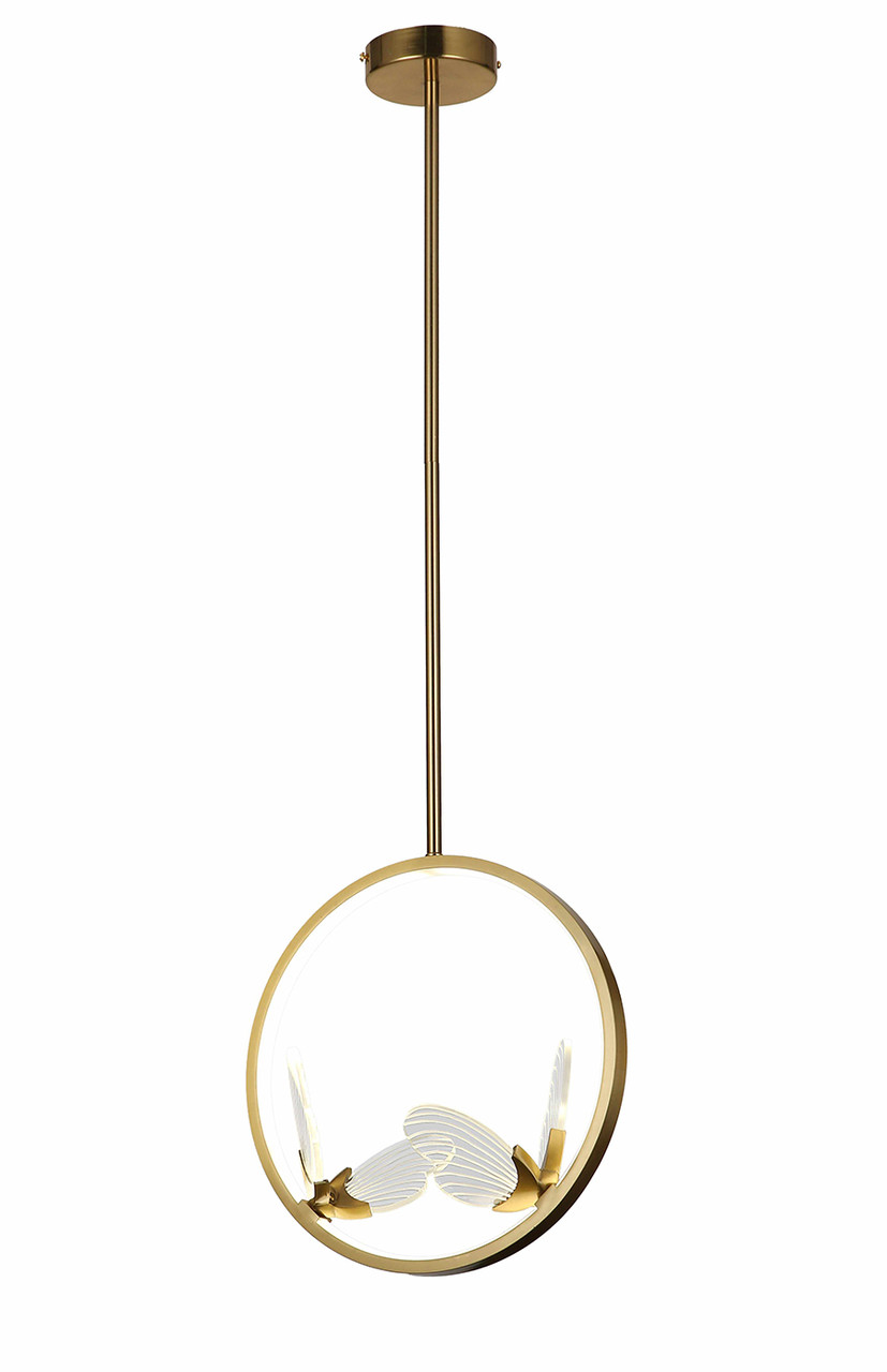 Люстра LED Levistella 918VP103 BRZ, 10W, 4500K, бронзовий метал, сучасний стиль для дому Люстра LED Levistella 918VP103 BRZ, 10W, 4500K, бронзовий метал, сучасний стиль для дому