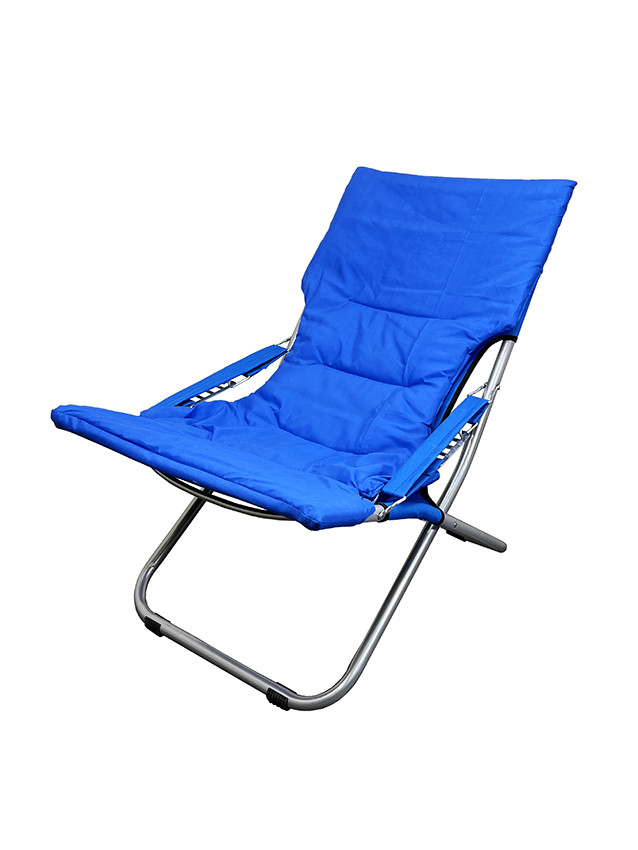 Стілець складний Levistella GP21032108 BLUE, сталь, Oxford 600D, 4 положення нахилу, 110 кг, синій, для дачі
