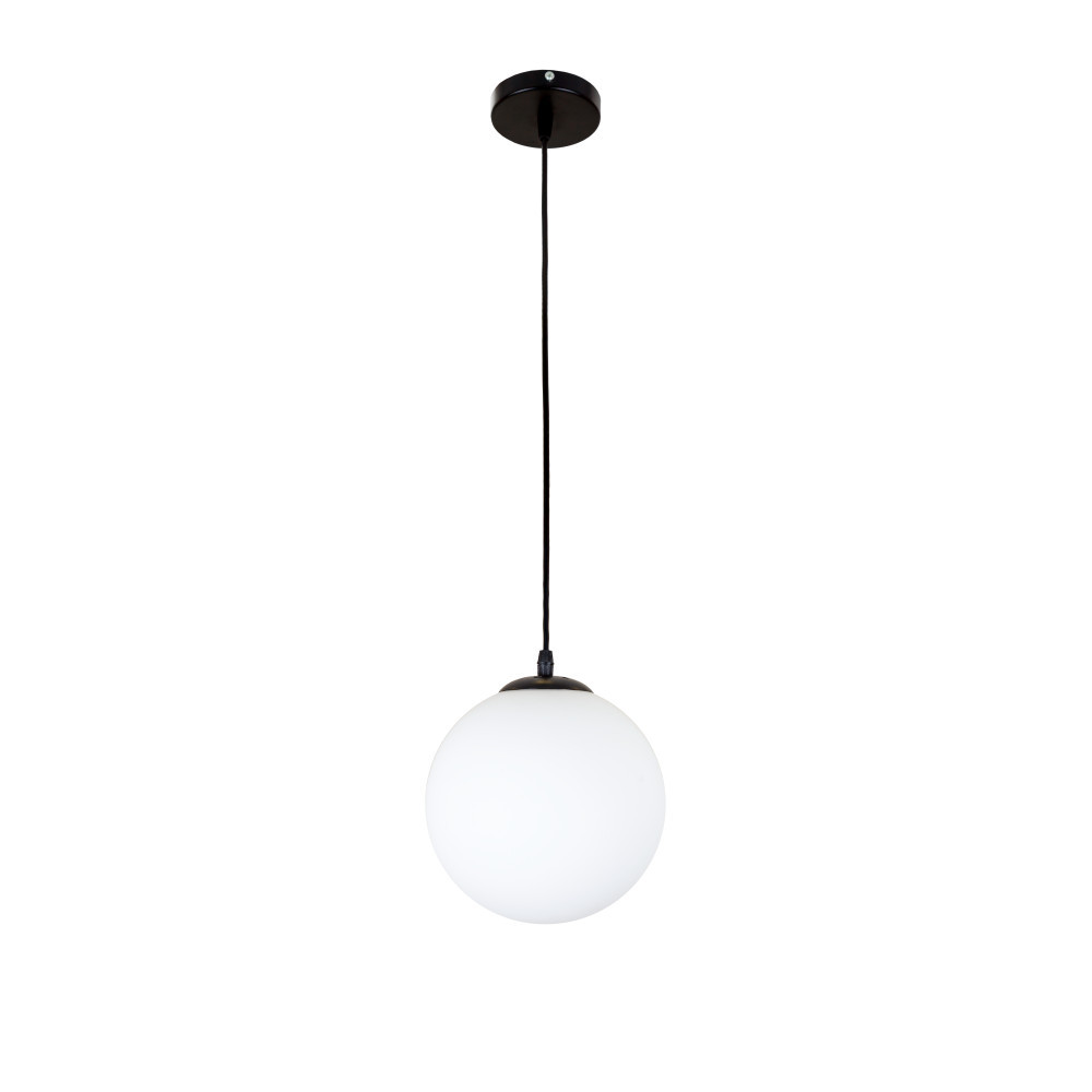 Підвісний світильник Levistella 756glass200F-1 BK+WH, E27, 40W, чорний+білий, метал+скло, сучасний стиль Підвісний світильник Levistella 756glass200F-1 BK+WH, E27, 40W, чорний+білий, метал+скло, сучасний стиль