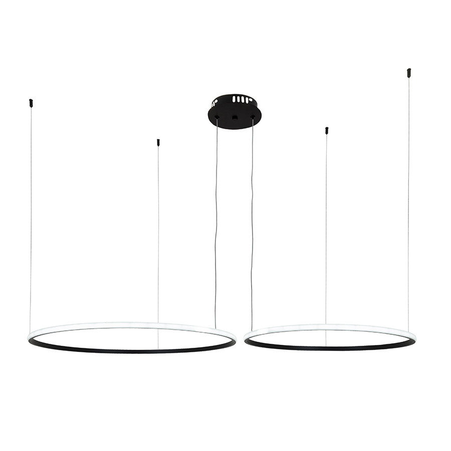 Люстра Levistella 7529833-2B BLACK LED (600+800) Люстра Levistella 7529833-2B BLACK LED (600+800)