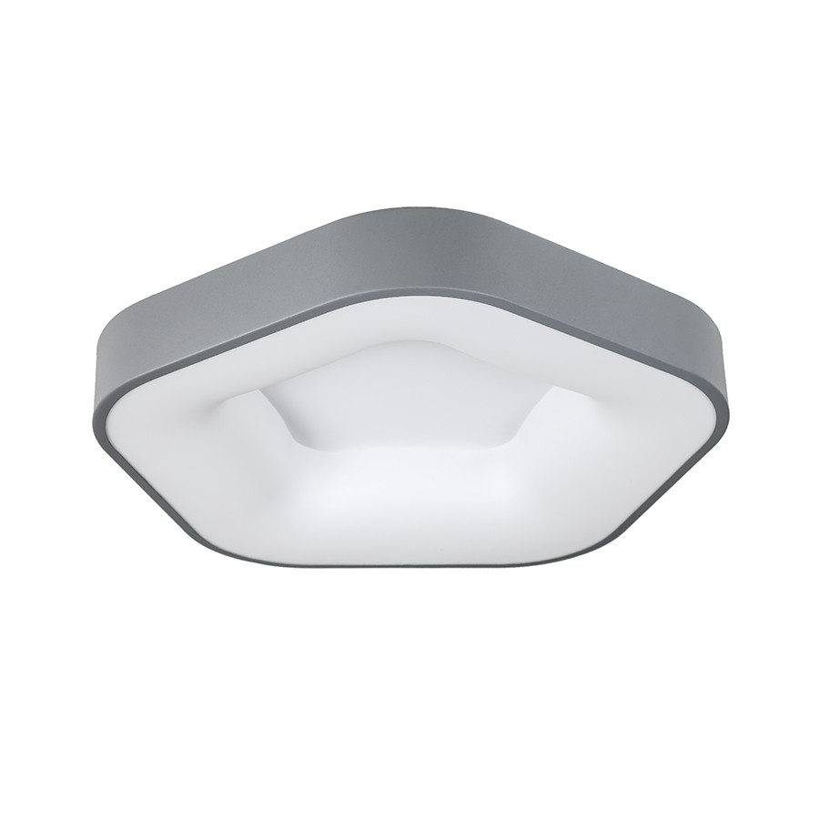 Люстра стельова LED Levistella 752L65 GRAY, 50W, білий акрил, сірий метал, сучасний стиль Люстра стельова LED Levistella 752L65 GRAY, 50W, білий акрил, сірий метал, сучасний стиль