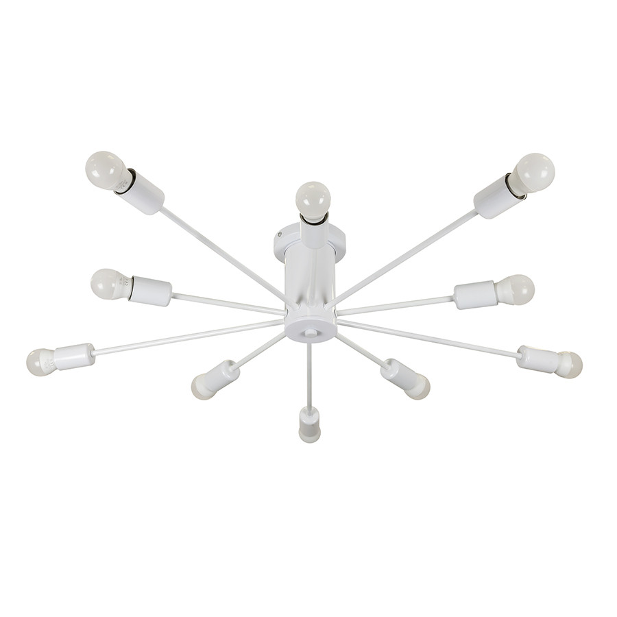 Люстра стельова Levistella 7529901-10 WH, E27, біла, метал, сучасний дизайн