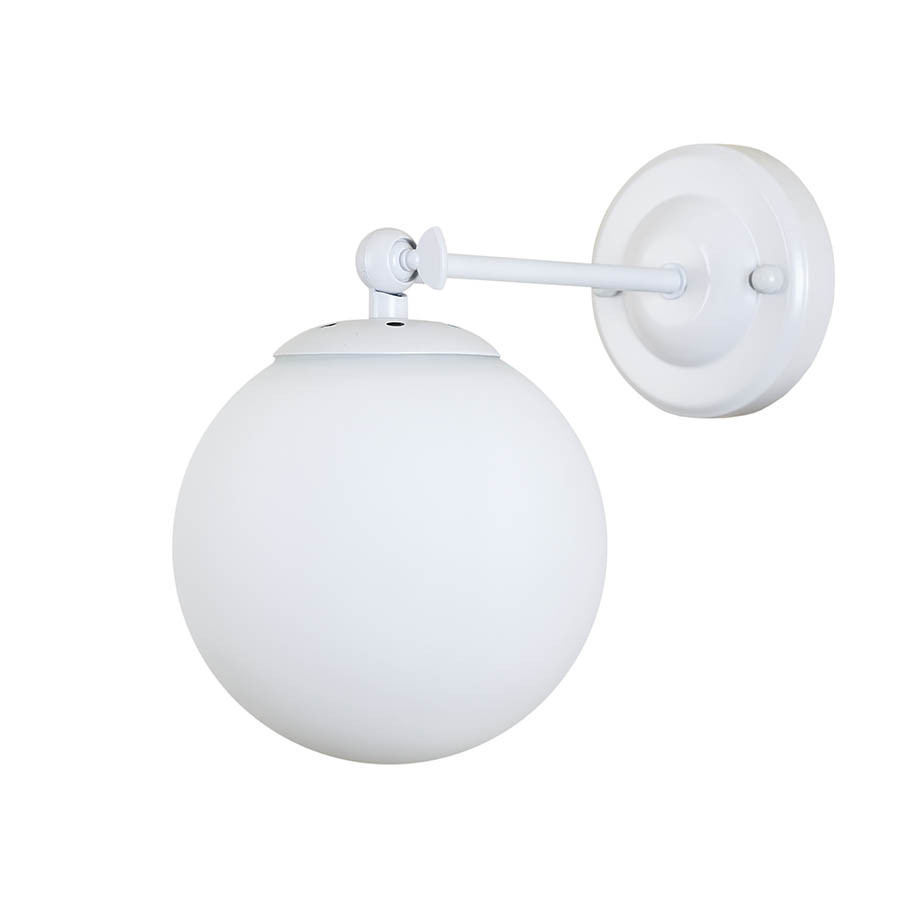 Бра настінне Levistella 756WPR150F-1 WH+WH, E27, 40W, білий, сучасний стиль Бра настінне Levistella 756WPR150F-1 WH+WH, E27, 40W, білий, сучасний стиль