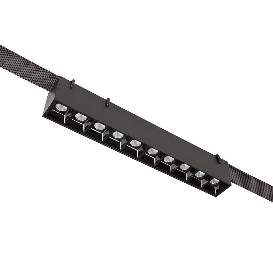 Трековий світильник LED Levistella 78010-BL02 BK, 10W, 4000K, чорний, для текстильних трекових систем Трековий світильник LED Levistella 78010-BL02 BK, 10W, 4000K, чорний, для текстильних трекових систем