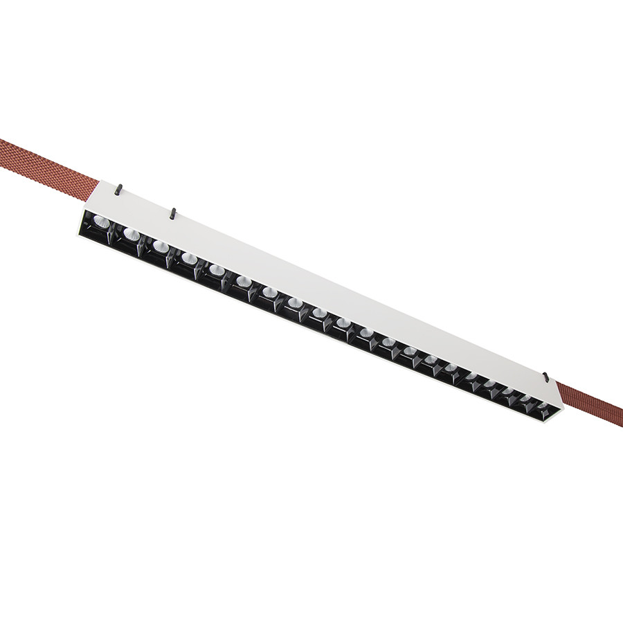 Светильник трековий LED Levistella 78020-BL02 PKW, 20W, 4000K, білий алюміній, для текстильної трекової системи Светильник трековий LED Levistella 78020-BL02 PKW, 20W, 4000K, білий алюміній, для текстильної трекової системи