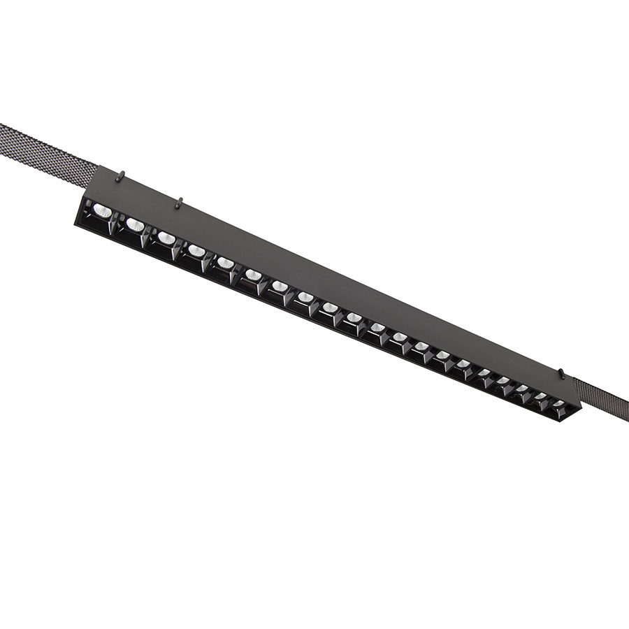 Трековий світильник LED Levistella 78020-BL02 BK, 20W, 4000K, чорний, для текстильної трекової системи Трековий світильник LED Levistella 78020-BL02 BK, 20W, 4000K, чорний, для текстильної трекової системи