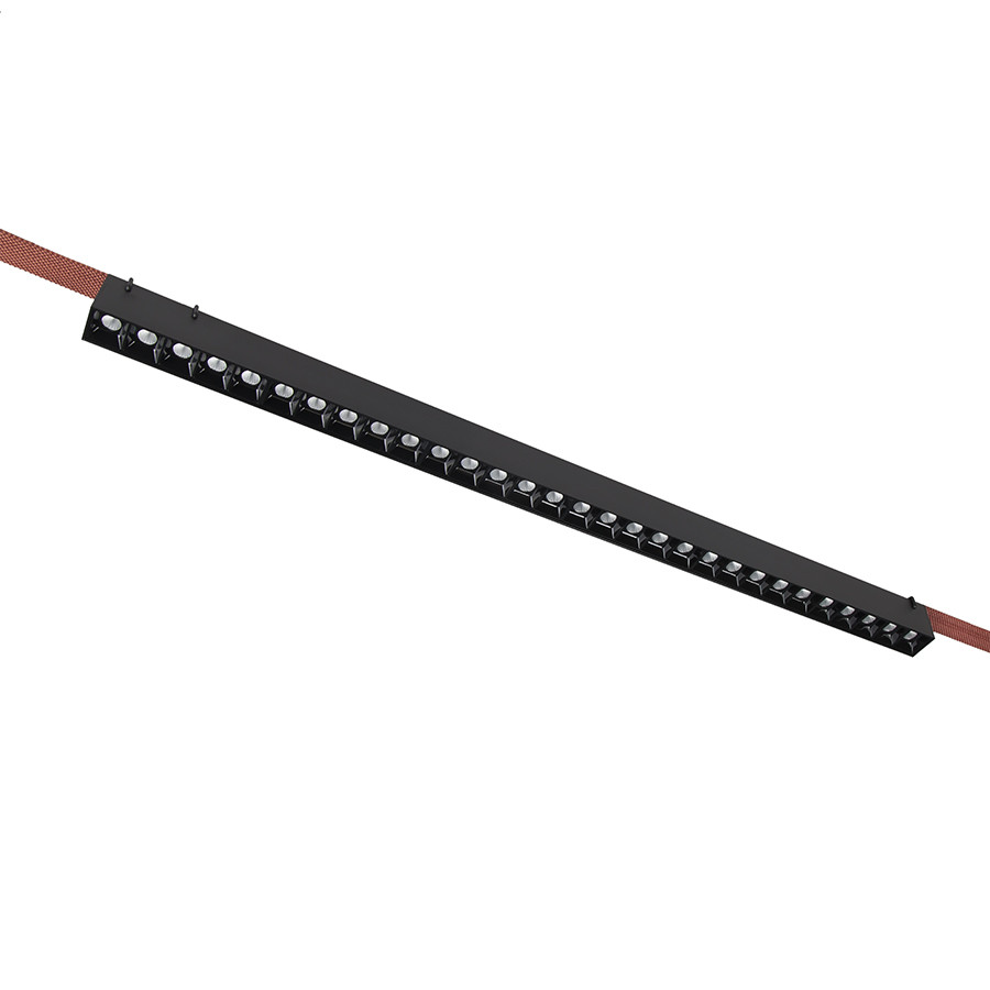 Трековий світильник LED Levistella 78030-BL02 BK, 30W, 4000K, чорний, для текстильної трекової системи Трековий світильник LED Levistella 78030-BL02 BK, 30W, 4000K, чорний, для текстильної трекової системи