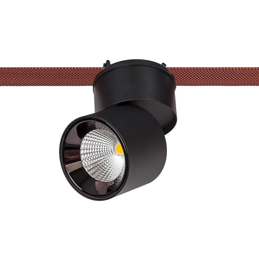 Светильник трековий LED Levistella 78012-BL05, 12W, 4000K, чорний, для текстильної трекової системи