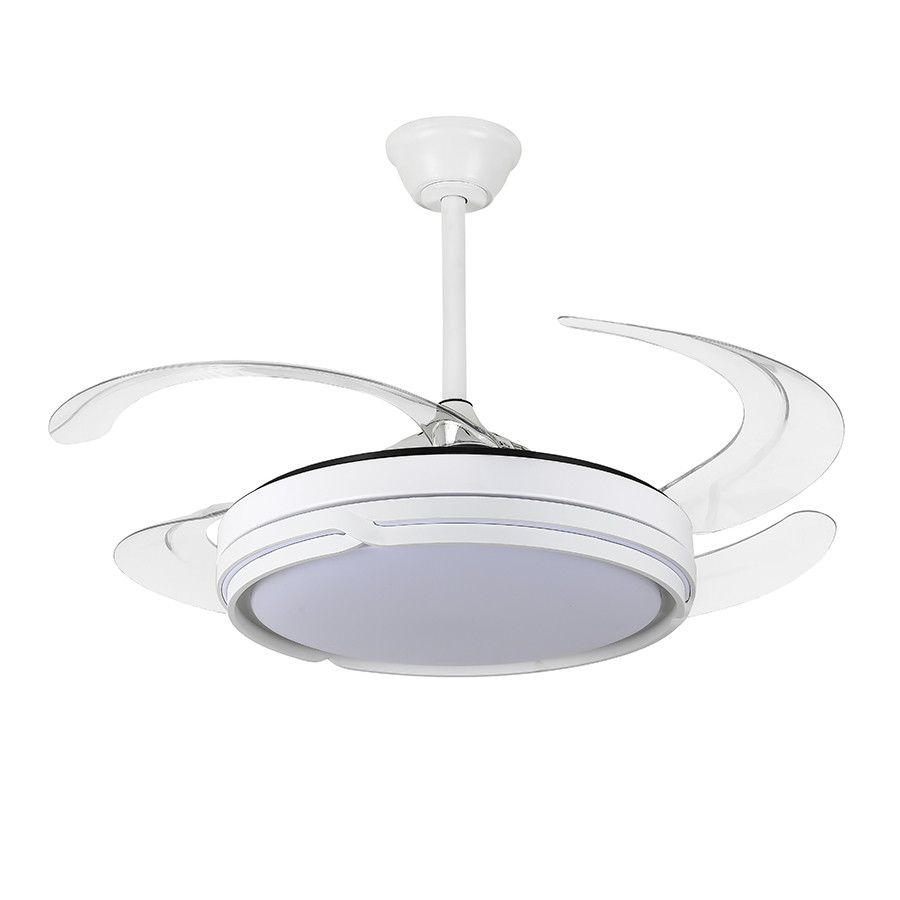 Люстра вентилятор стельова LED Levistella 7943070 (48) WH, 80W, діаметр 1200 мм, білий, сучасний стиль Люстра вентилятор стельова LED Levistella 7943070 (48) WH, 80W, діаметр 1200 мм, білий, сучасний стиль