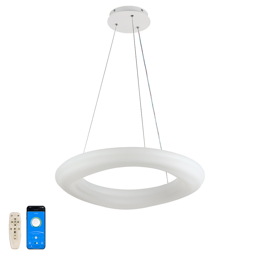 Люстра стельова LED Levistella 797MD6008 (550), 64W, три режими світла, пульт, 550*85 мм, сучасний стиль для дому