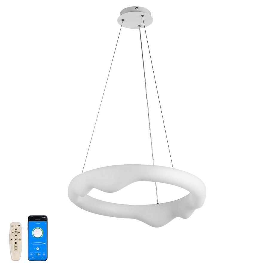Люстра LED Levistella 797MD6002 (500), 64W, діаметр 500 мм, три режими світла, пульт, сучасний стиль для дому Люстра LED Levistella 797MD6002 (500), 64W, діаметр 500 мм, три режими світла, пульт, сучасний стиль для дому