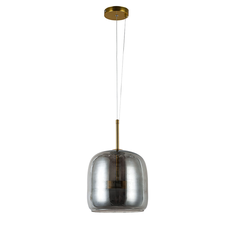 Светильник підвісний LED Levistella 909XL157-1 led (220) AB+GY, 9W, бронзовий + чорний, 1400мм, три режими, для вітальні