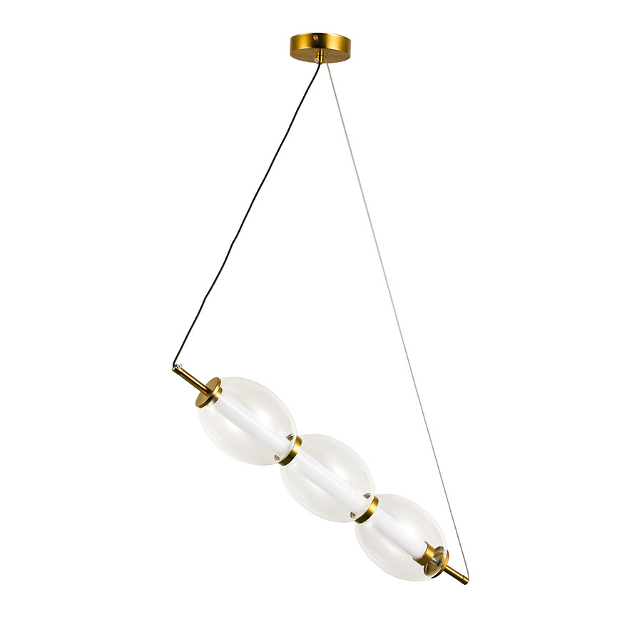 Світильник підвісний LED Levistella 800P3171 (110*450) CL, 9W, бронзовий, три режими світла