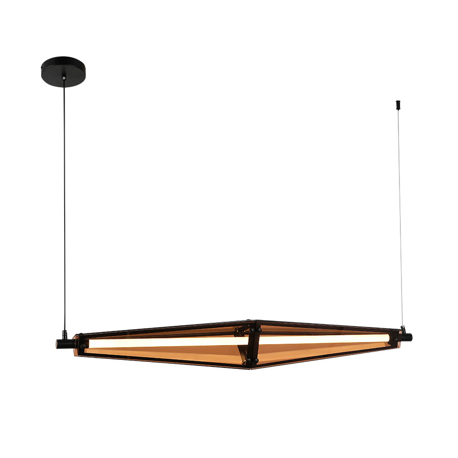 Світильник підвісний LED Levistella 79112450-1led (1000) BR, 18W, три режими світла, металевий каркас, сучасний стиль для дому
