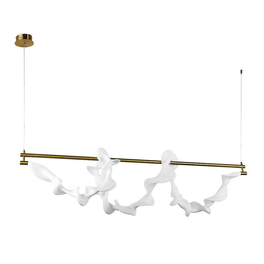 Люстра LED Levistella 7813168 (1500) AB, 26W, 3000K, бронзовий, стельова, сучасний стиль для дому