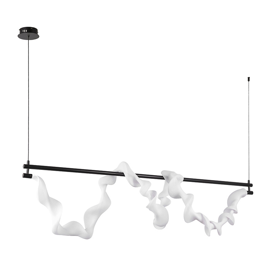 Люстра LED Levistella 7813168 (1500) BK, 26W, 3000K, чорний, стельова для дому Люстра LED Levistella 7813168 (1500) BK, 26W, 3000K, чорний, стельова для дому