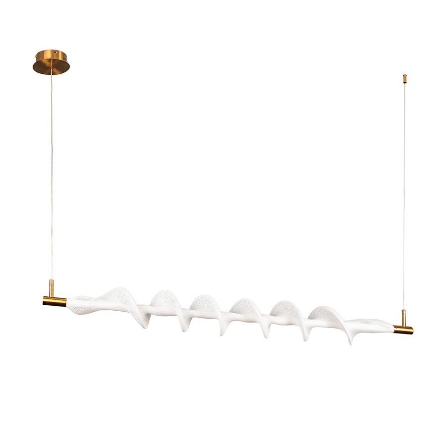 Люстра LED Levistella 7813089 (1200) AB, 16W, 3000K, бронзовий метал, сучасний стиль для дому