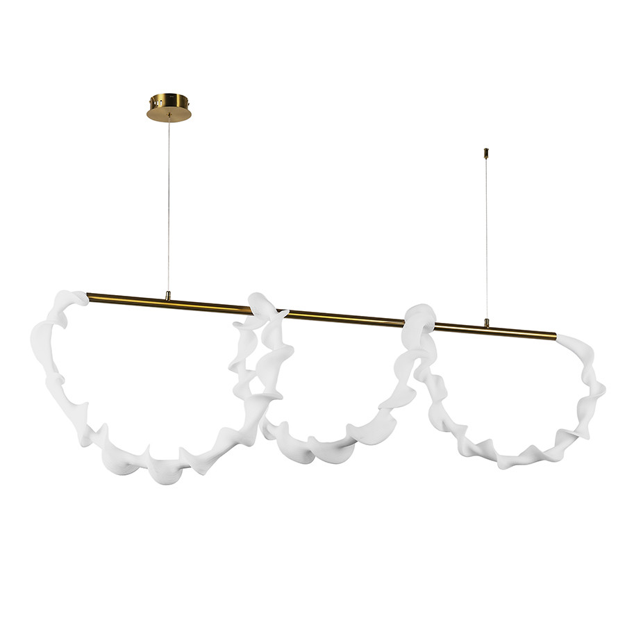 Люстра LED Levistella 7813177 (1500) AB, 33W, 3000K, бронзовий метал, стельова, сучасний стиль Люстра LED Levistella 7813177 (1500) AB, 33W, 3000K, бронзовий метал, стельова, сучасний стиль