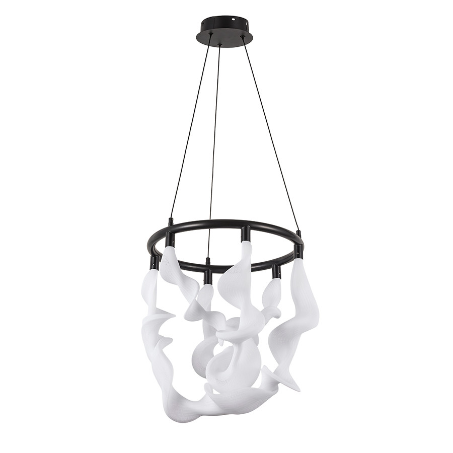 Люстра стельова LED Levistella 7813175 BK, 23W, 3000K, чорний, сучасний стиль