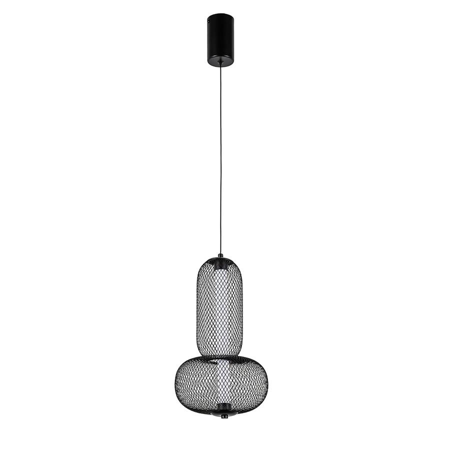 Світильник підвісний LED Levistella 7812029 BK, 4W, чорний, для вітальні
