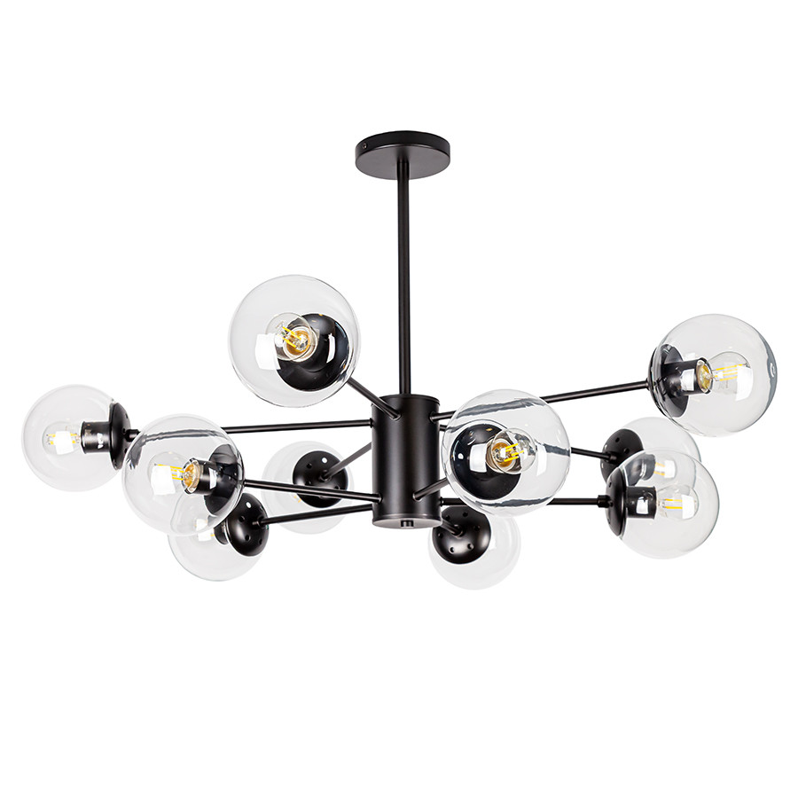 Люстра Levistella 7526033-10 BK+CL Люстра Levistella 7526033-10 BK+CL