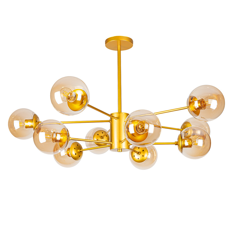 Люстра Levistella 7526033-10 GD+BR