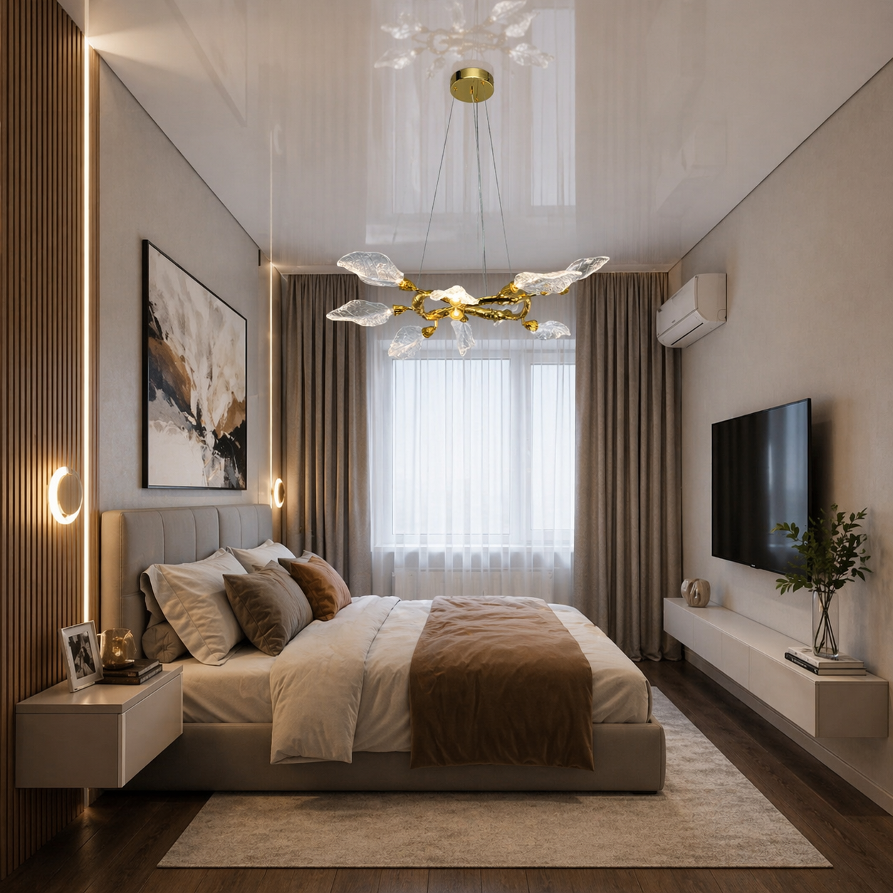 Підвісна люстра LED Diasha P8085/D800G золото 90 см LED 20W Підвісна люстра LED Diasha P8085/D800G золото 90 см LED 20W