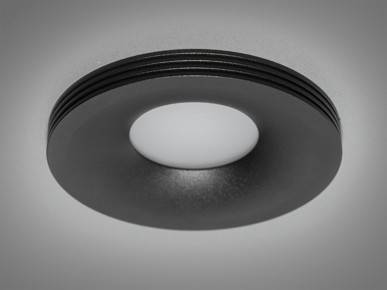 Світильник точковий вбудований Diasha PR-13-BK Aluminium, 40W, чорний, сучасний стиль для коридору, вітальні, спальні, кухні