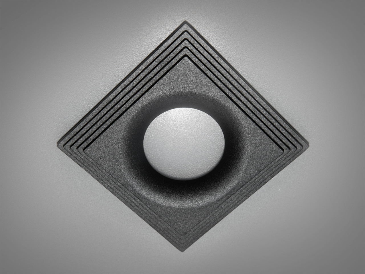 Точковий світильник Diasha PR-6-BK Aluminium, вбудований, 40W, MR16, чорний, для коридору, спальні, офісу, кафе Точковий світильник Diasha PR-6-BK Aluminium, вбудований, 40W, MR16, чорний, для коридору, спальні, офісу, кафе