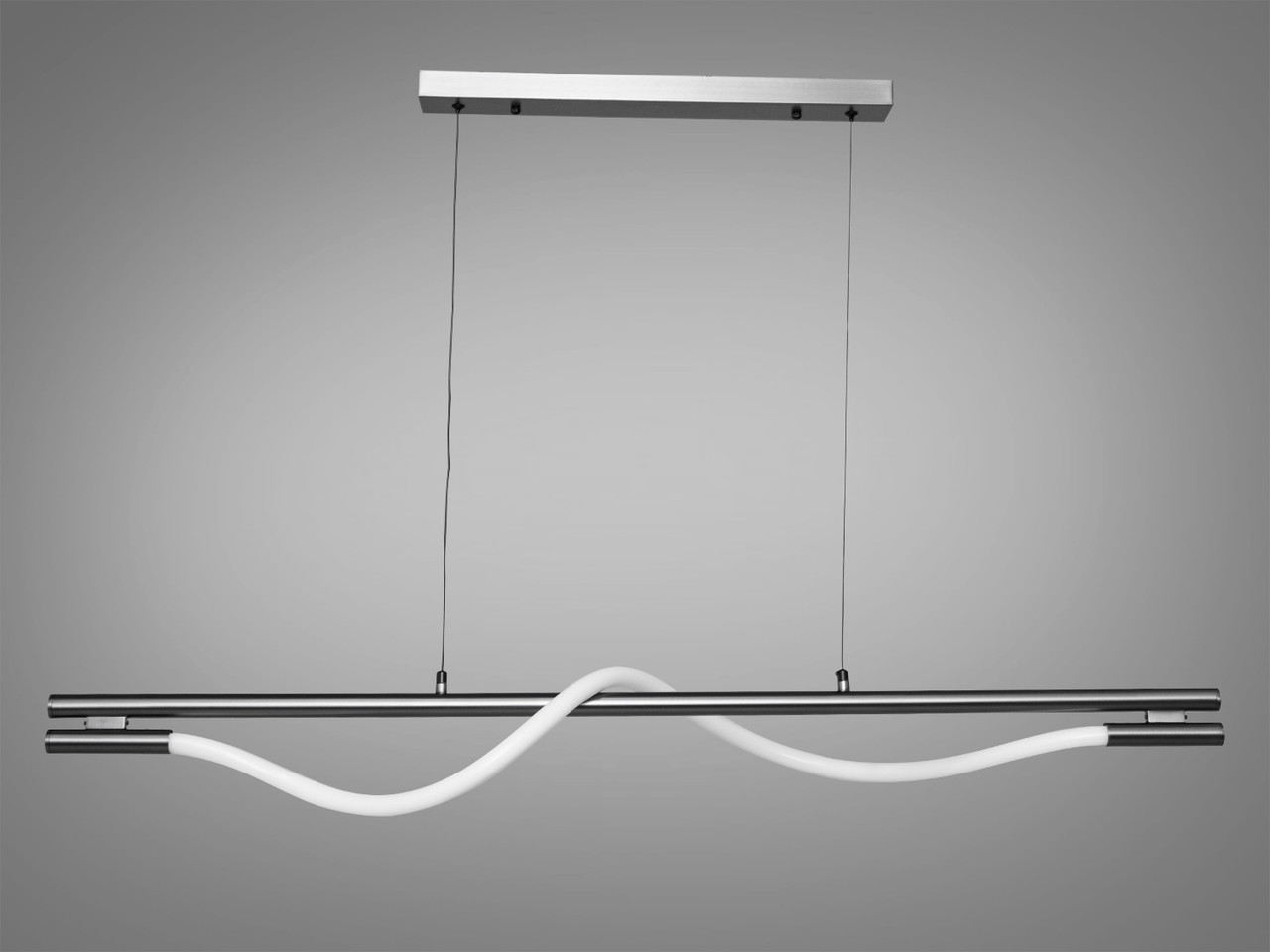 Люстра стельова LED Diasha SY9609-L1200BHR Роуплайт, 15W, чорний хром, сучасний стиль Люстра стельова LED Diasha SY9609-L1200BHR Роуплайт, 15W, чорний хром, сучасний стиль