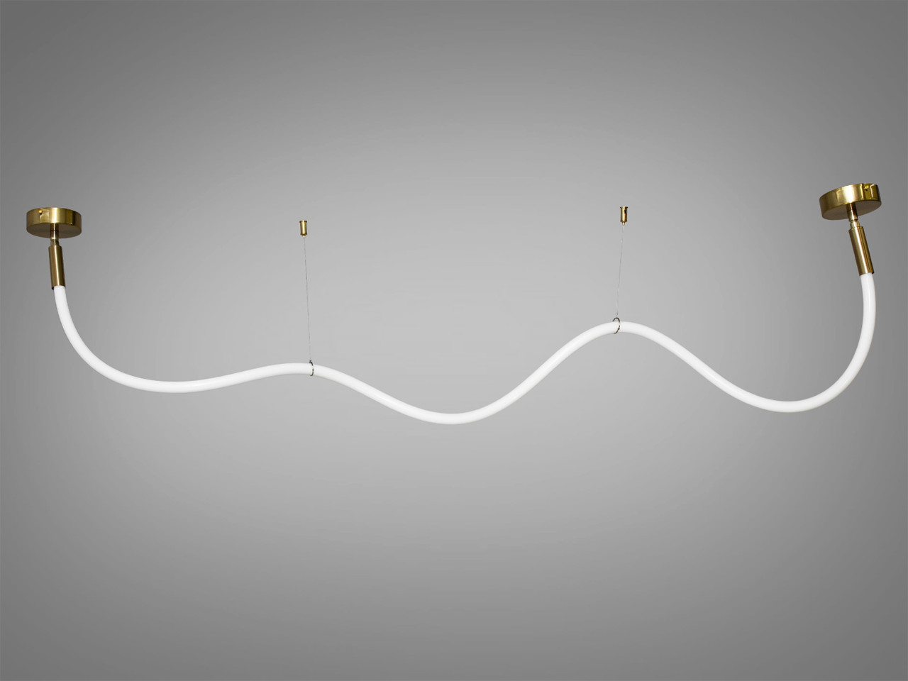 Люстра стельова LED Diasha SY9610-2000GAB Шланг, 22W, бронзова, сучасний стиль для коридору, вітальні, спальні, кафе, ресторану