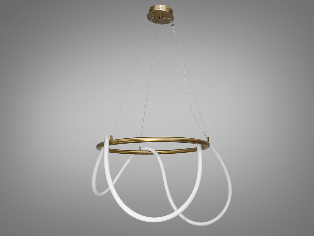 Люстра стельова LED Diasha SY9752-D600GAB Шланг Роуплайт, 32W, бронза, сучасний стиль для кабінету, вітальні, офісу Люстра стельова LED Diasha SY9752-D600GAB Шланг Роуплайт, 32W, бронза, сучасний стиль для кабінету, вітальні, офісу