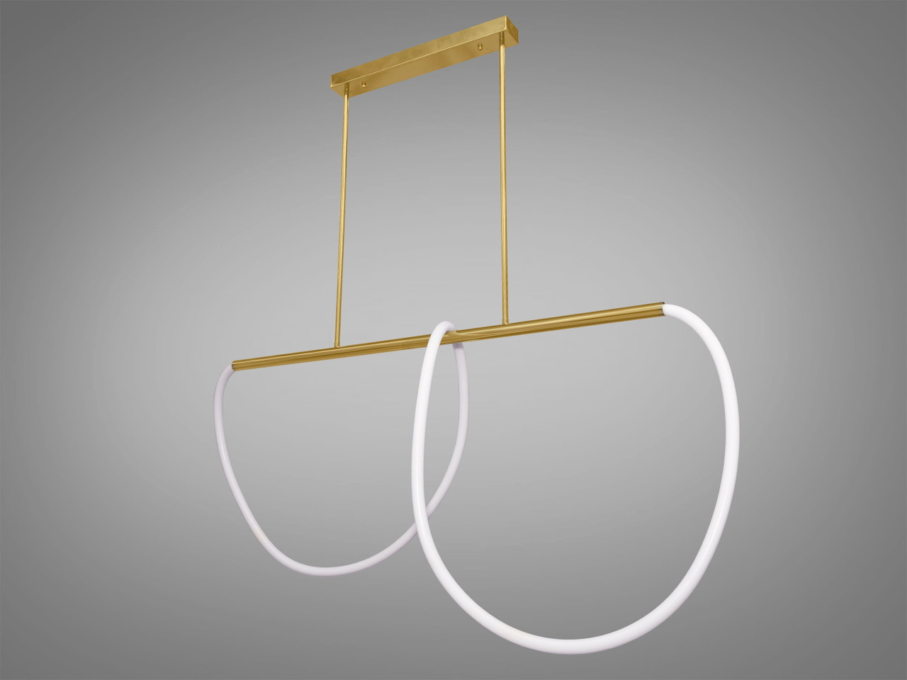 Люстра стельова LED Diasha SY9752-L1200GAB Шланг 32W, бронза, для коридору, вітальні, офісу Люстра стельова LED Diasha SY9752-L1200GAB Шланг 32W, бронза, для коридору, вітальні, офісу