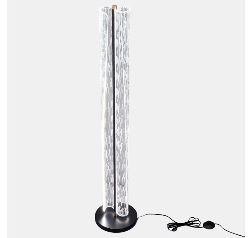 Торшер Artlight T105F BK+GD
