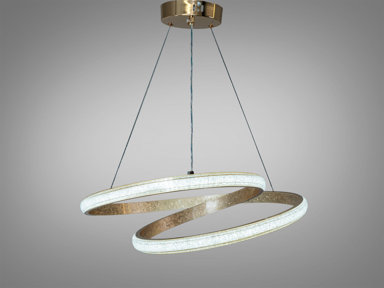 Підвісна люстра LED Diasha XH1017/600G золото 65Вт 3575Лм Підвісна люстра LED Diasha XH1017/600G золото 65Вт 3575Лм